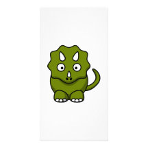 Dinosaure de bande dessinée photocarte