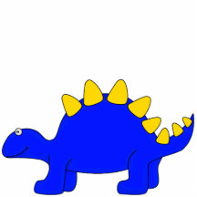 Dinosaure de bleu de sculpture en photo photo sculptures