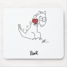 Dinosaure de Rawr ! Tapis De Souris