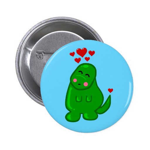 Dinosaure mignon pin's avec agrafe
