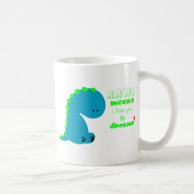 Dinosaure mignon RAWR Mug À Café