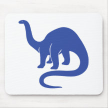 Dinosaure Mousepad - bleu Tapis De Souris