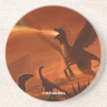Dinosaure préhistorique de Feu-Respiration par Jak Dessous De Verre