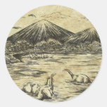 Dinosaures Adhésifs Ronds
