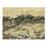 Dinosaures Carte Postale