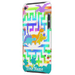 Dinosaures mignons dans le cas de contact d'iPod d Coque Barely There iPod