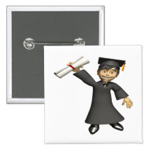 Diplômé 3 badges avec agrafe
