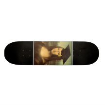 Diplômée de Mona Lisa (art) Plateau De Skateboard