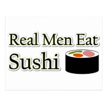 Dire de sushi carte postale