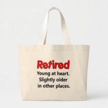Dire drôle de retraite sacs de toile