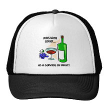 Dire drôle d'humour de vin casquettes