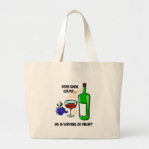 Dire drôle d'humour de vin sacs fourre-tout