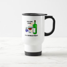 Dire drôle d'humour de vin tasses à café