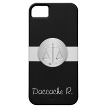 directement, rond, argent, Livra, mandataire, avoc Étui iPhone 5