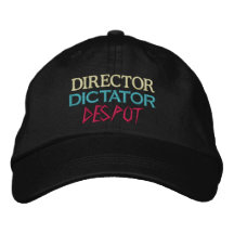 Directeur au despote casquettes brodées