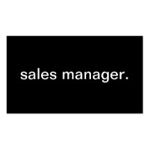 Directeur commercial carte de visite
