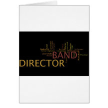Directeur de bande carte de vœux