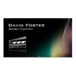 Directeur de cameraman auxiliaire de film cartes de visite personnelles