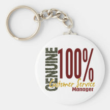 Directeur véritable de service à la clientèle porte-clefs