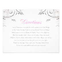 Directions pour Janet Invitations