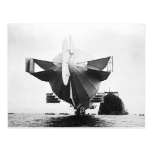 Dirigeable 1908 de zeppelin cartes postales
