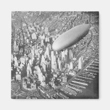 Dirigeable souple de Manhattan Aimants Pour Réfrigérateur