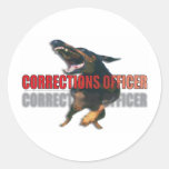 DIRIGEANT DE CORRECTIONS AUTOCOLLANTS
