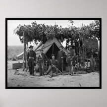 Dirigeants de la société F à Arlington 1865 Posters