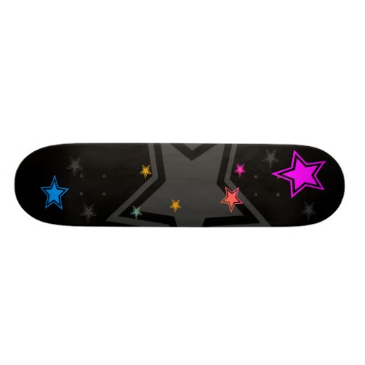 DISCO d'ÉTOILES des années 1980 de TIGRE de COREY  Planches À Roulettes Customisées