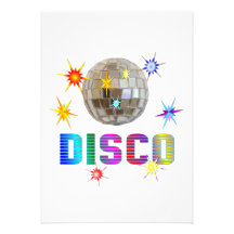 Disco Invitation Personnalisée