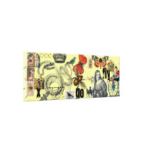 Disparaissent le collage de mouche sur la toile impression sur toile