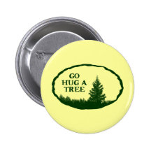 Disparaissent l'étreinte un arbre badge avec épingle
