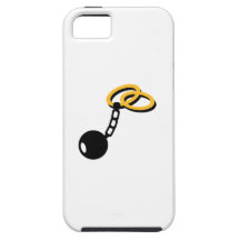 Dispositif d'accrochage de liens d'anneaux de mari coques Case-Mate iPhone 5