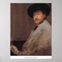 Disposition dans le gris par Whistler Posters