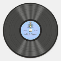 Disque vinyle personnalisé de Bluegrass Autocollant