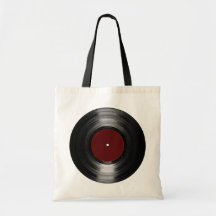 disque vinyle sacs fourre-tout
