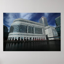 District des affaires jaune canari de quai posters