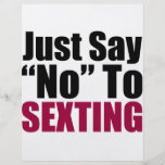 Dites juste non à Sexting Prospectus