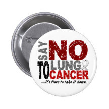 Dites NON au cancer de poumon 1 Pin's Avec Agrafe