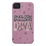 DIVA anglaise de bouledogue Coque Case-Mate iPhone 4