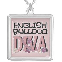 DIVA anglaise de bouledogue Pendentifs
