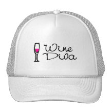 Diva de vin casquettes de camionneur