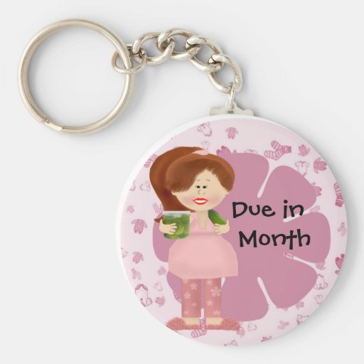 Diva enceinte de conserves au vinaigre. porte-clefs