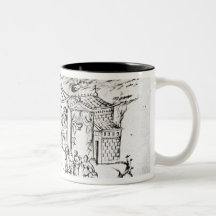 Diverses scènes illustrant un psaume mugs