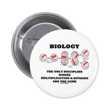 Division de multiplication de discipline de biolog badge