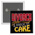 Divorce - morceau de gâteau pin's