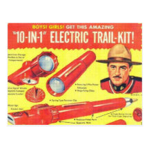 Dix dans un kit électrique de traînée carte postale