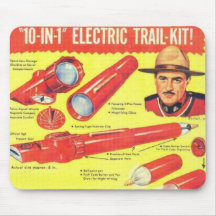 Dix dans un kit électrique de traînée tapis de souris