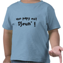 Djeun papy d'est de lundi t-shirts