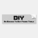 Do-it-yourself une excuse pour acheter des machine adhésif pour voiture